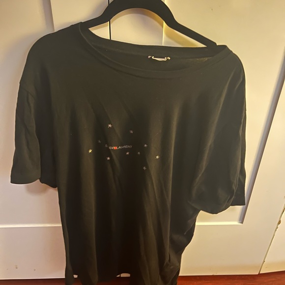 Rare Saint Laurent box logo with stars T-shirt size XL - Picture 5 of 5